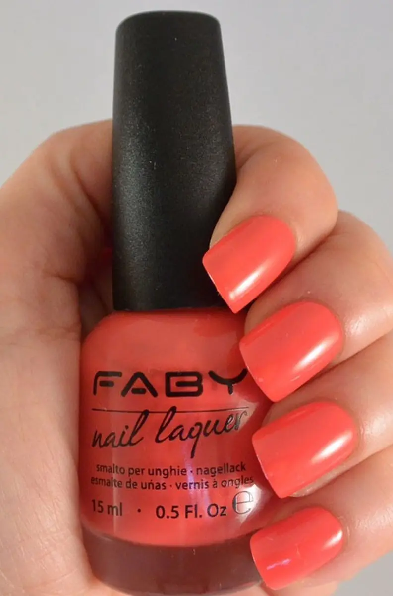 FABY Lucky Coral Vegan Nagellak 15ml - Roze