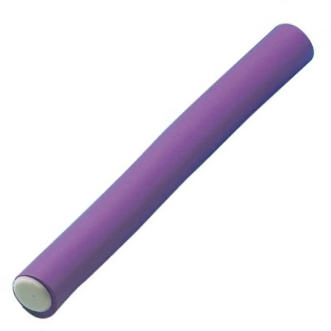 Comair Superflex Papillotten Paars - Ø21mm x 17cm - 6 Stuks