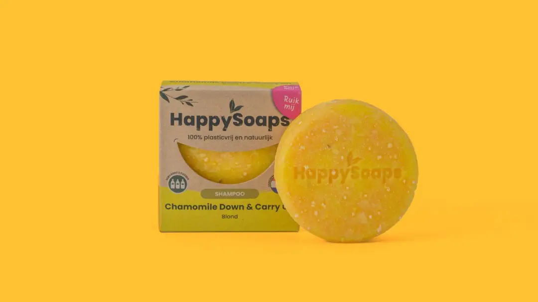 HappySoaps Chamomile Down Shampoo Bar - 3x70g Kamille