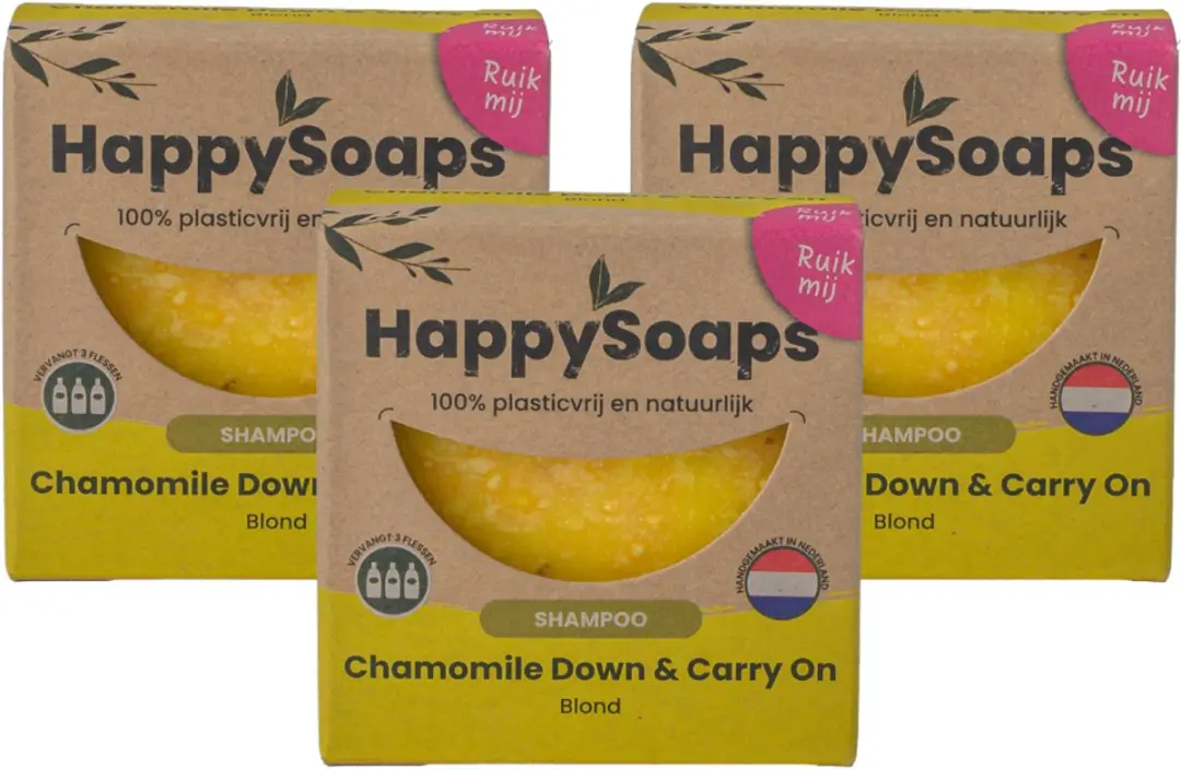 HappySoaps Chamomile Down Shampoo Bar