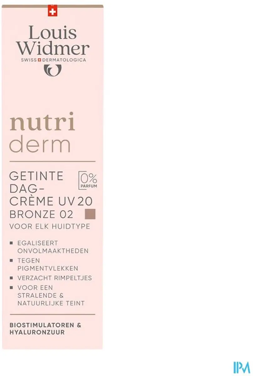Louis Widmer Nutriderm Getinte Dagcrème UV 20 Bronze 30ml