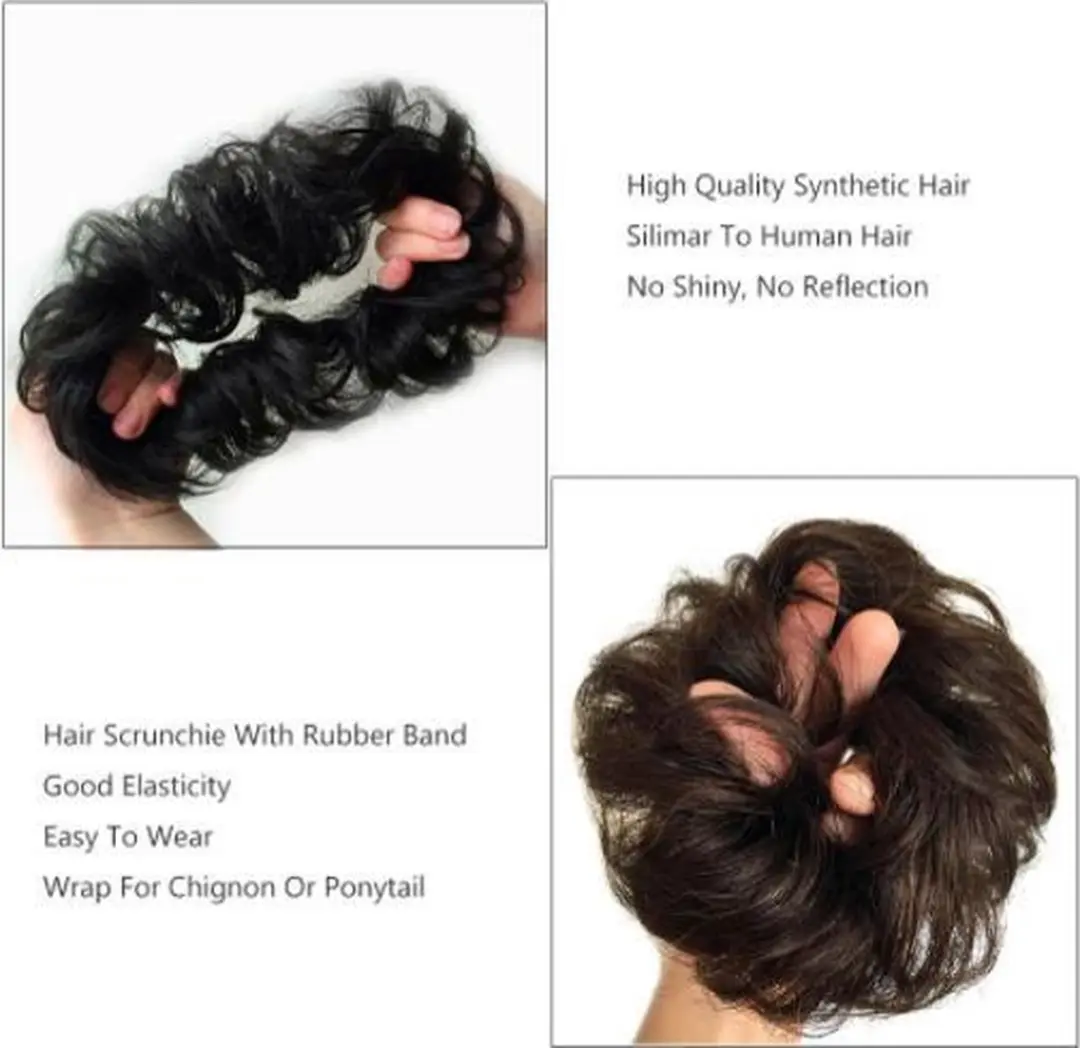 Guardian Beauty Messy Bun Haarwrap Extensie - Bruin #12/24 - afbeelding 4 van 6