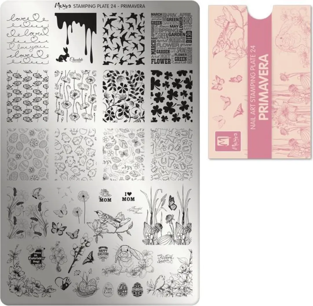 Moyra Stamping Plate Primavera 24