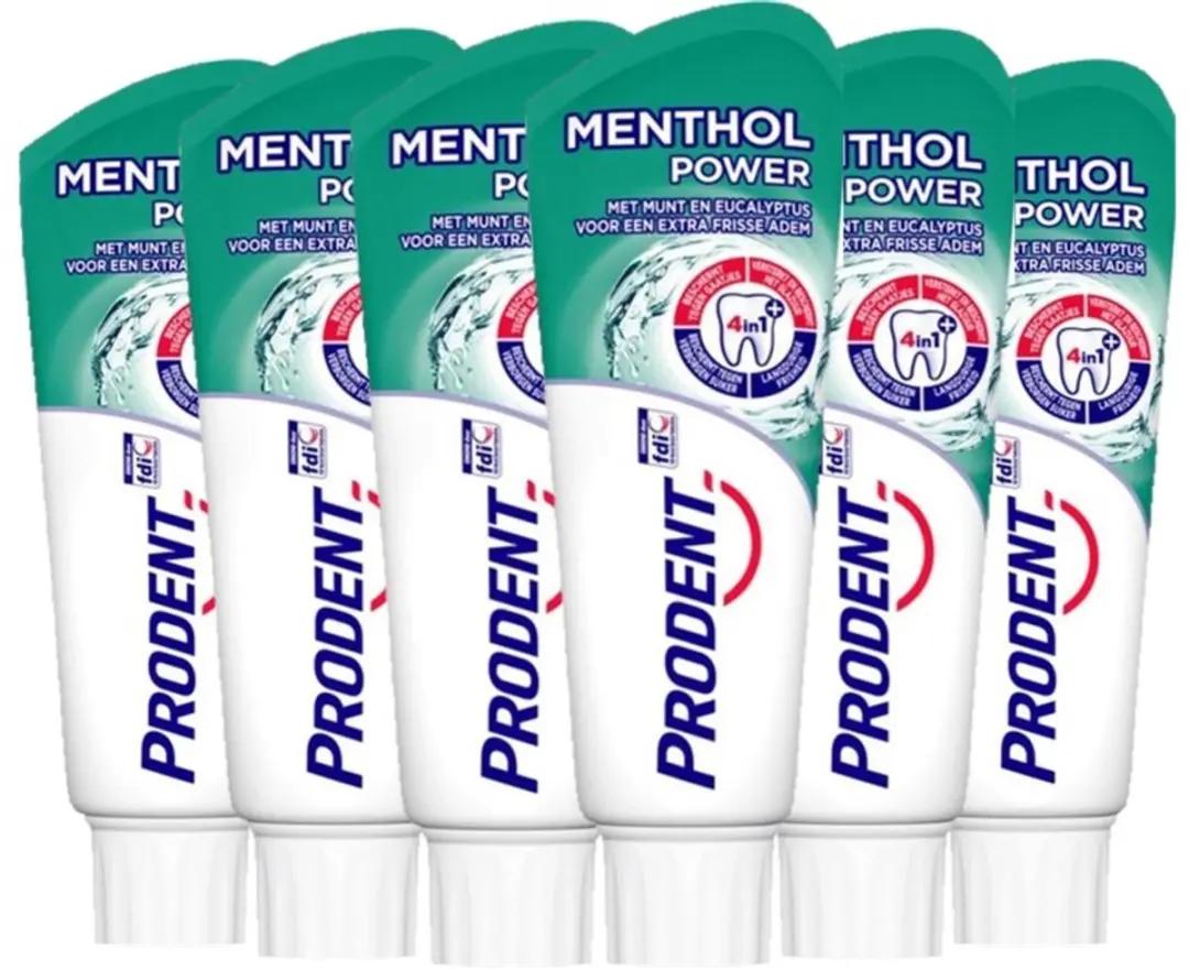 Prodent Tandpasta Menthol Power 6x75ml