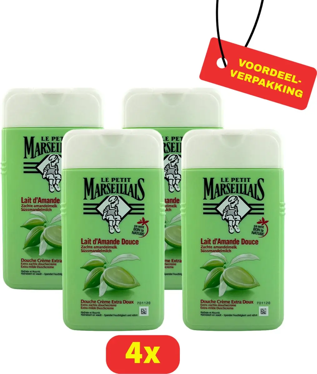 Le Petit Marseillais Bio Douchecrème Amandelmelk 250ml