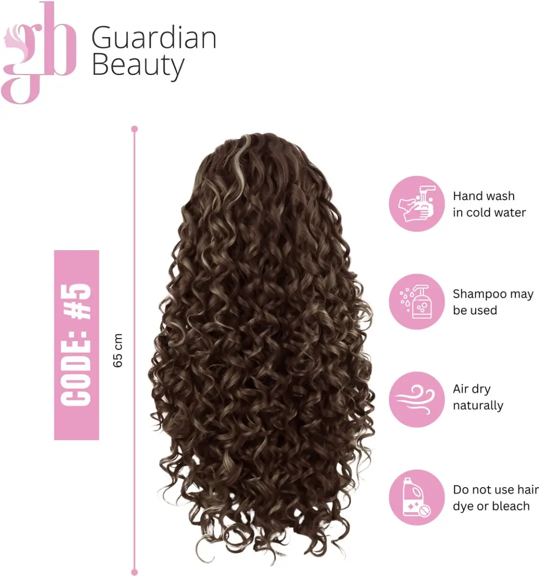 Guardian Beauty Paardenstaart Extensions Clip-in #5 - 65cm - afbeelding 2 van 5