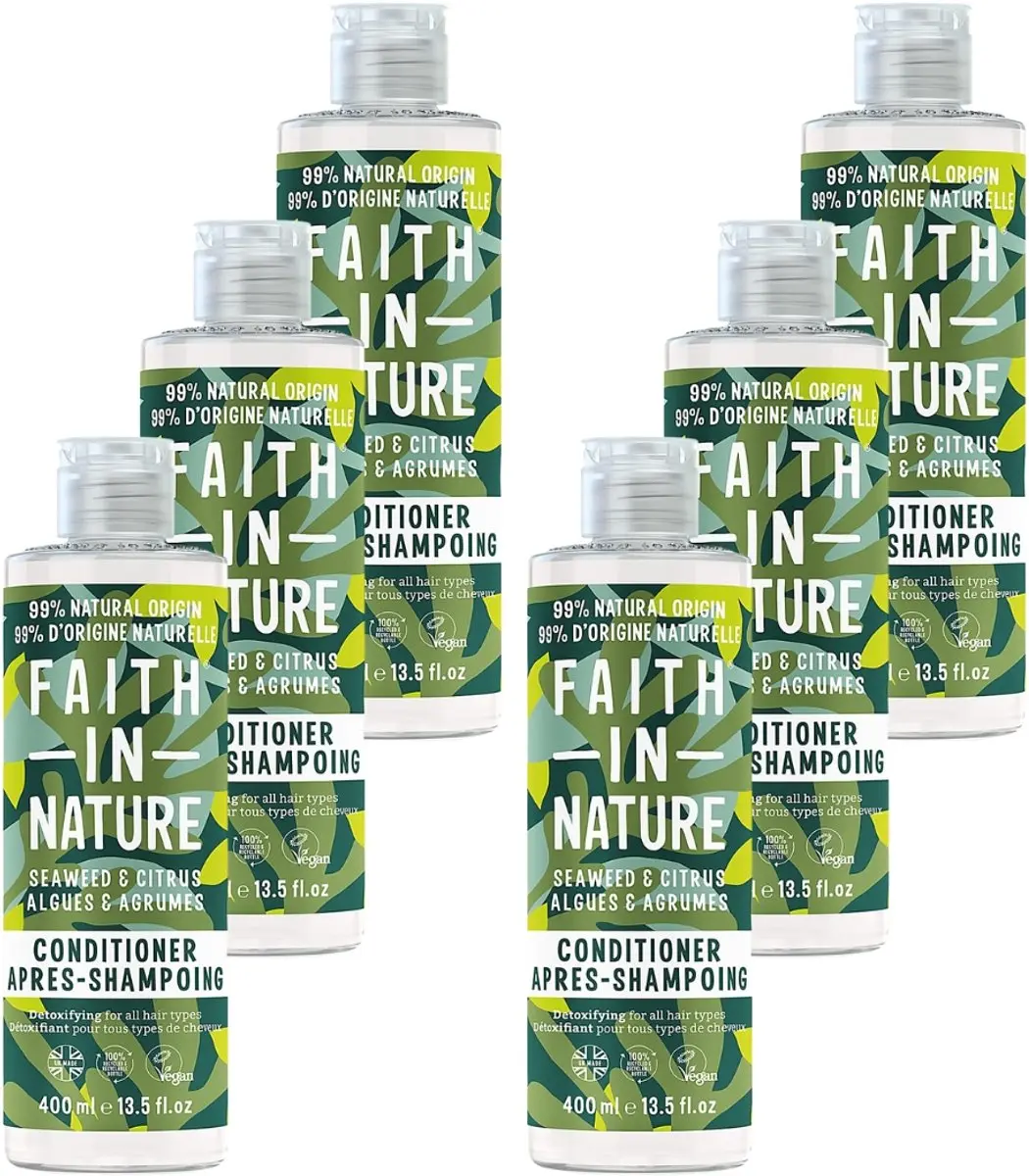 Faith In Nature Zeewier & Citrus Conditioner 6x400ml
