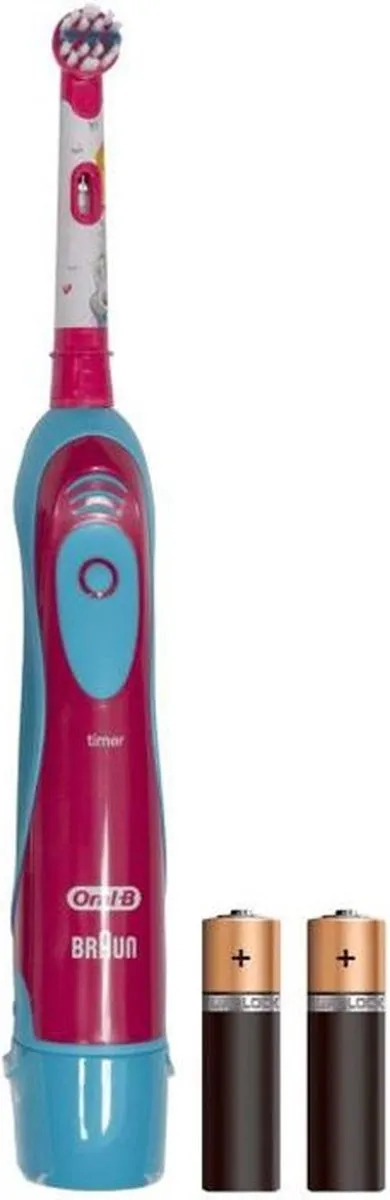 Oral-B Stages Power Kids CLS Disney Princess Elektrische Tandenborstel - Roze/Rood