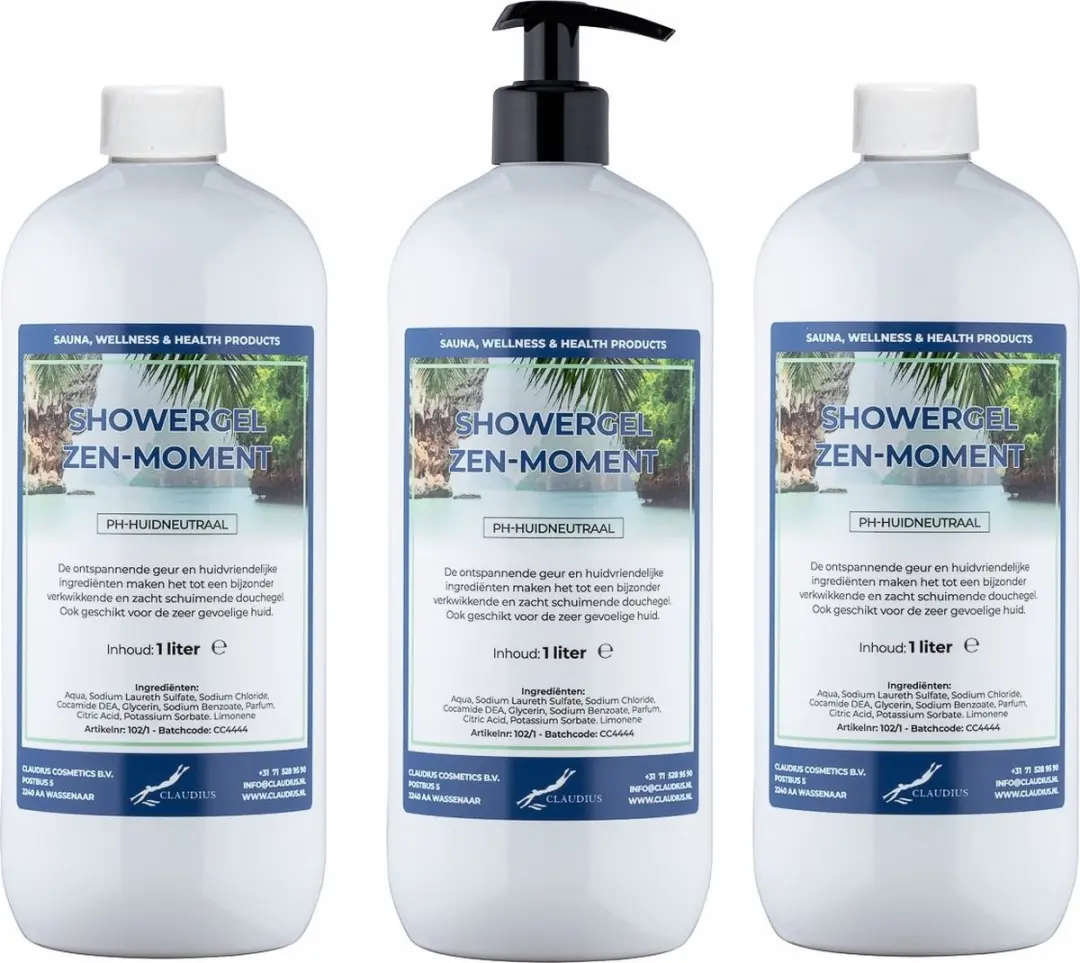 Splashbox Cosmetics Zen Moment Douchegel 3x1L