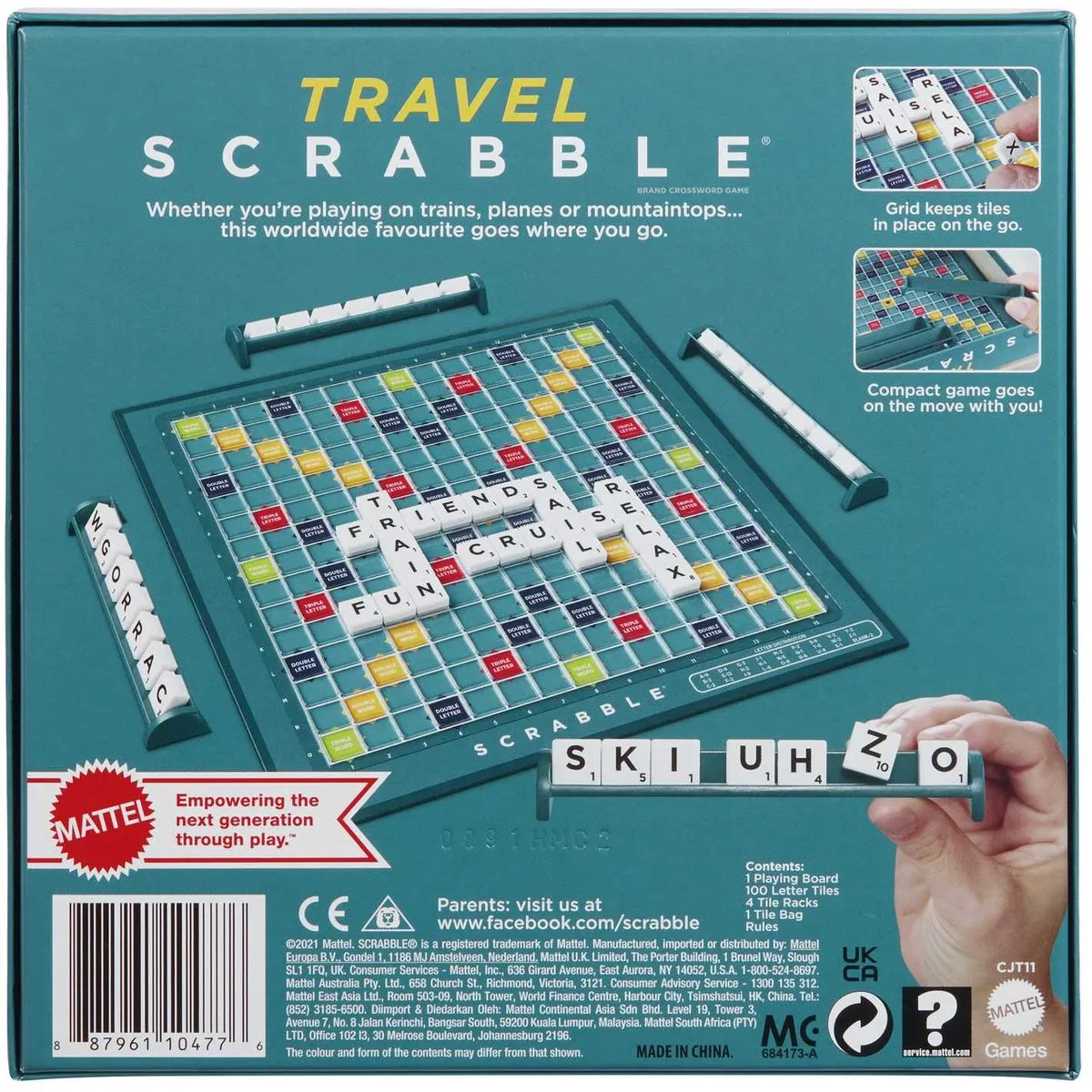 Mattel Games Scrabble Travel - Nederlandse editie