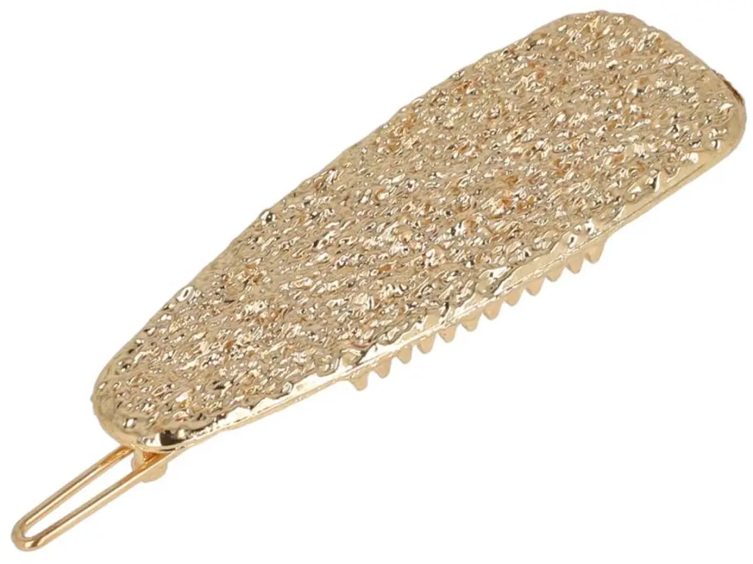 Haarsoires Druppelvorm Haarclip 6cm - Goud