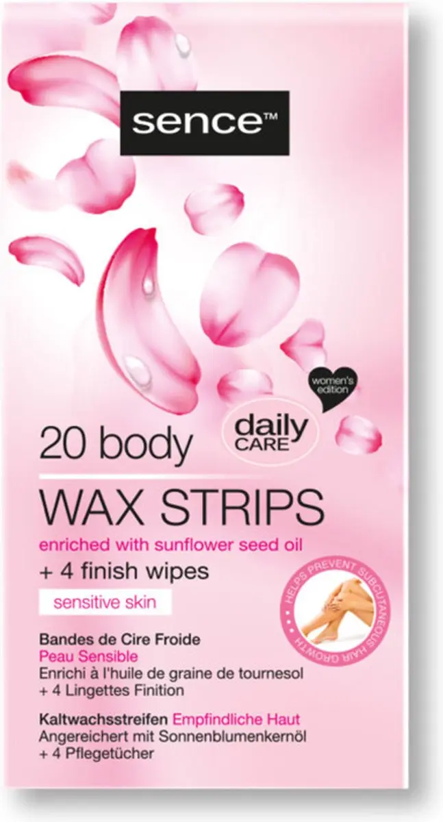 Sence Waxstrips Lichaam - 60 Stuks (3x20)