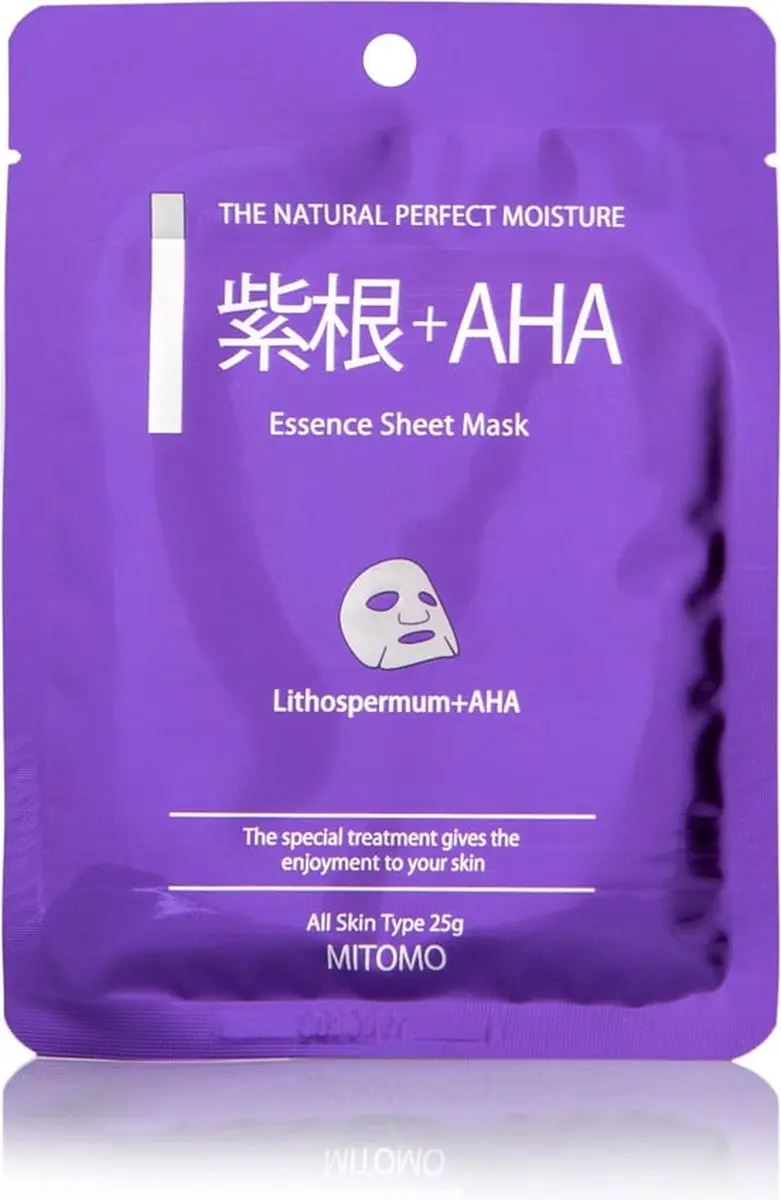 Mitomo AHA Gezichtsmasker 25ml - 6 Stuks