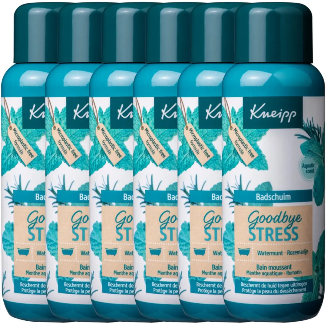 Kneipp Badschuim Goodbye Stress 6x400ml