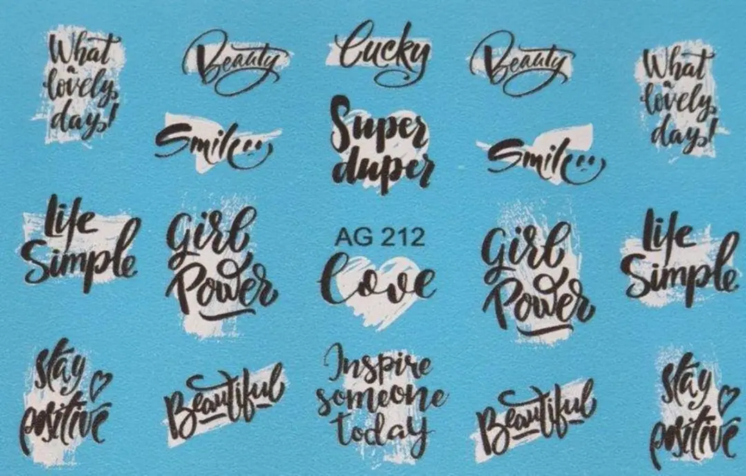 Korneliya Airbrush Waterdecal AG 212