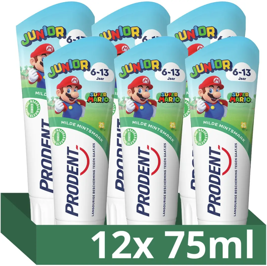 Prodent Super Mario Tandpasta Junior 12x75ml