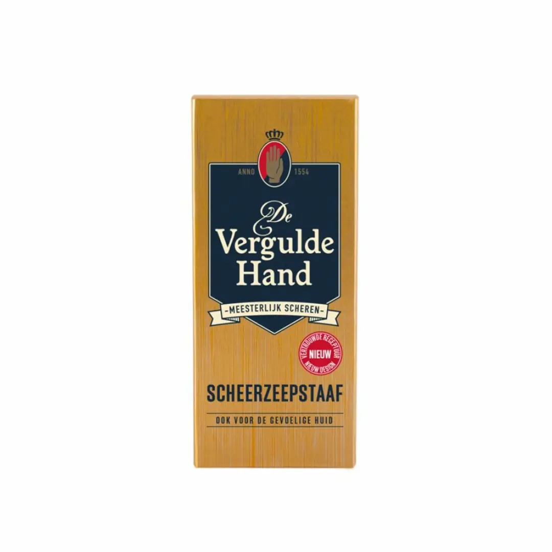 Vergulde Hand Scheerzeepstaaf 75g