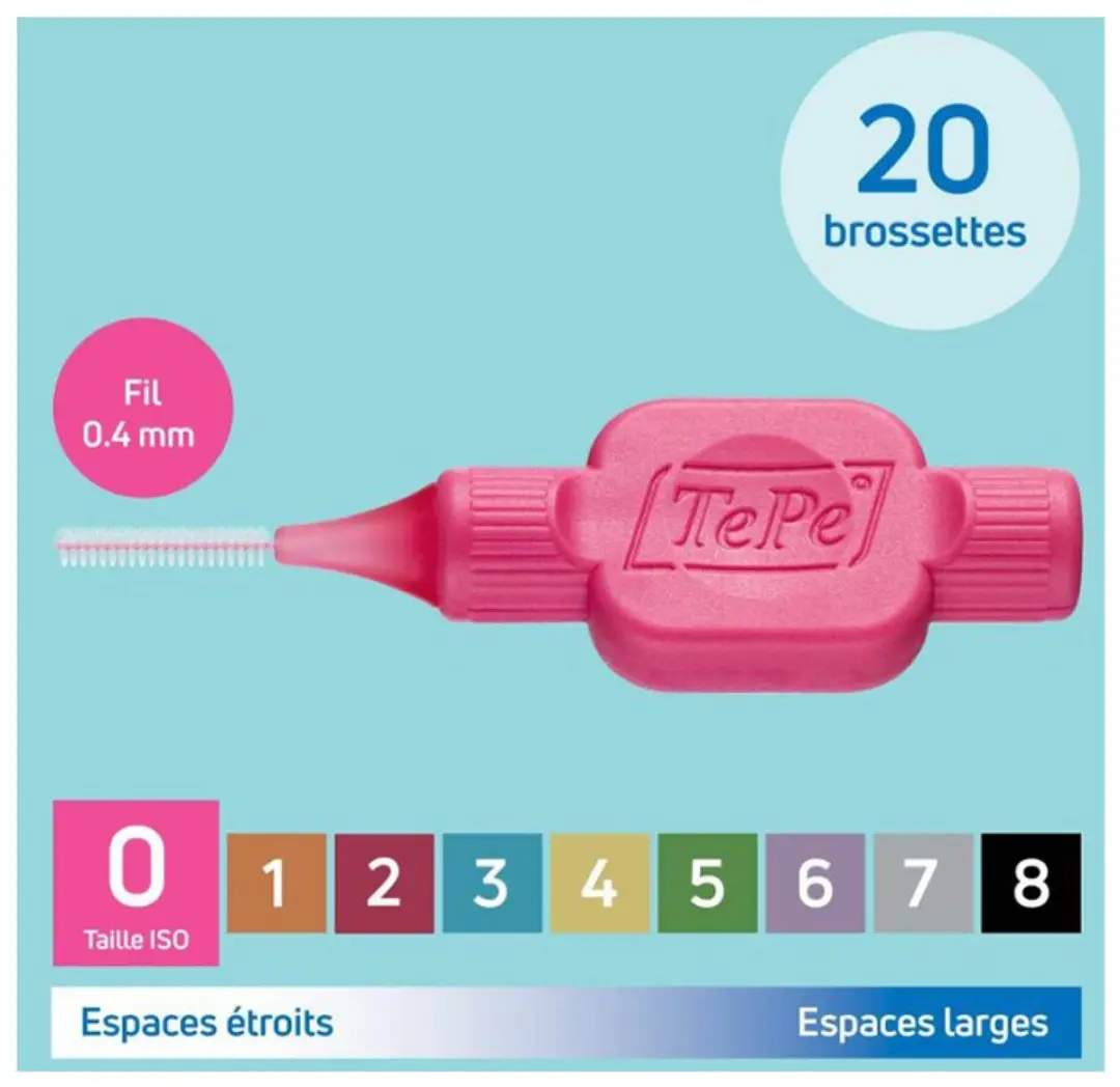 TePe Interdentale Ragers Paars ISO 6 - 1,1mm - 20 Stuks - afbeelding 6 van 6