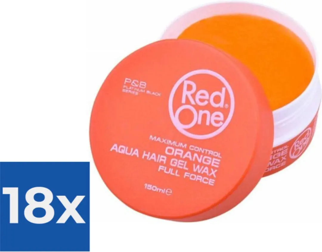 Red One Hairwax Aqua Orange 150ml