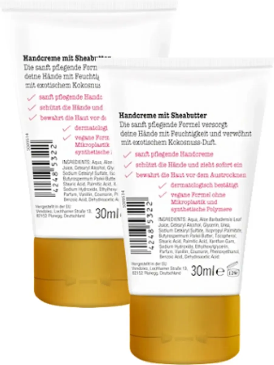 Treaclemoon My Coconut Island Handcrème - 2x 30ml - Reisverpakking