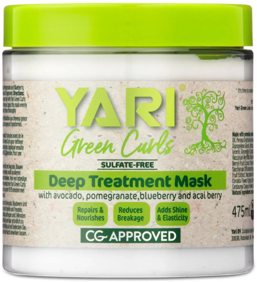 Yari Green Curls Deep Treatment Mask 525ml