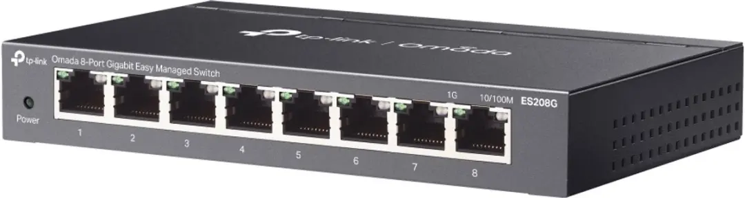 TP-Link ES208G 8-Poorts Switch - Zwart