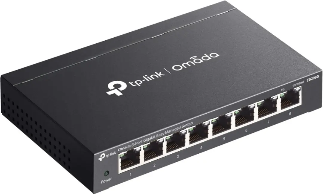 TP-Link ES208G 8-Poorts Switch - Zwart