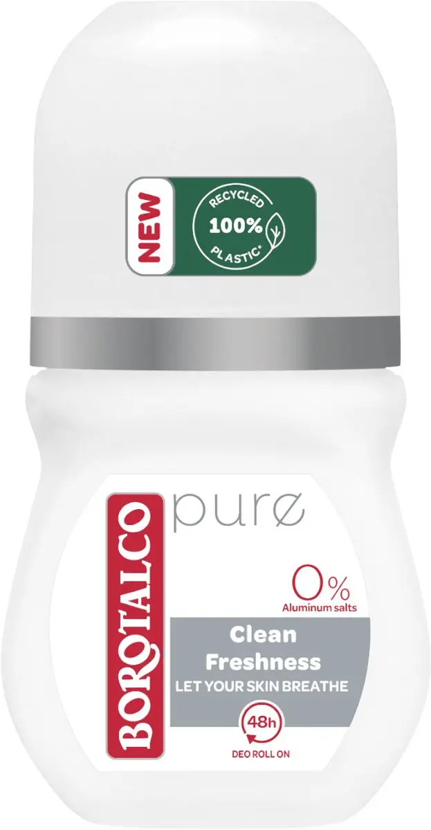 Borotalco Deodorant Roller Pure 50ml
