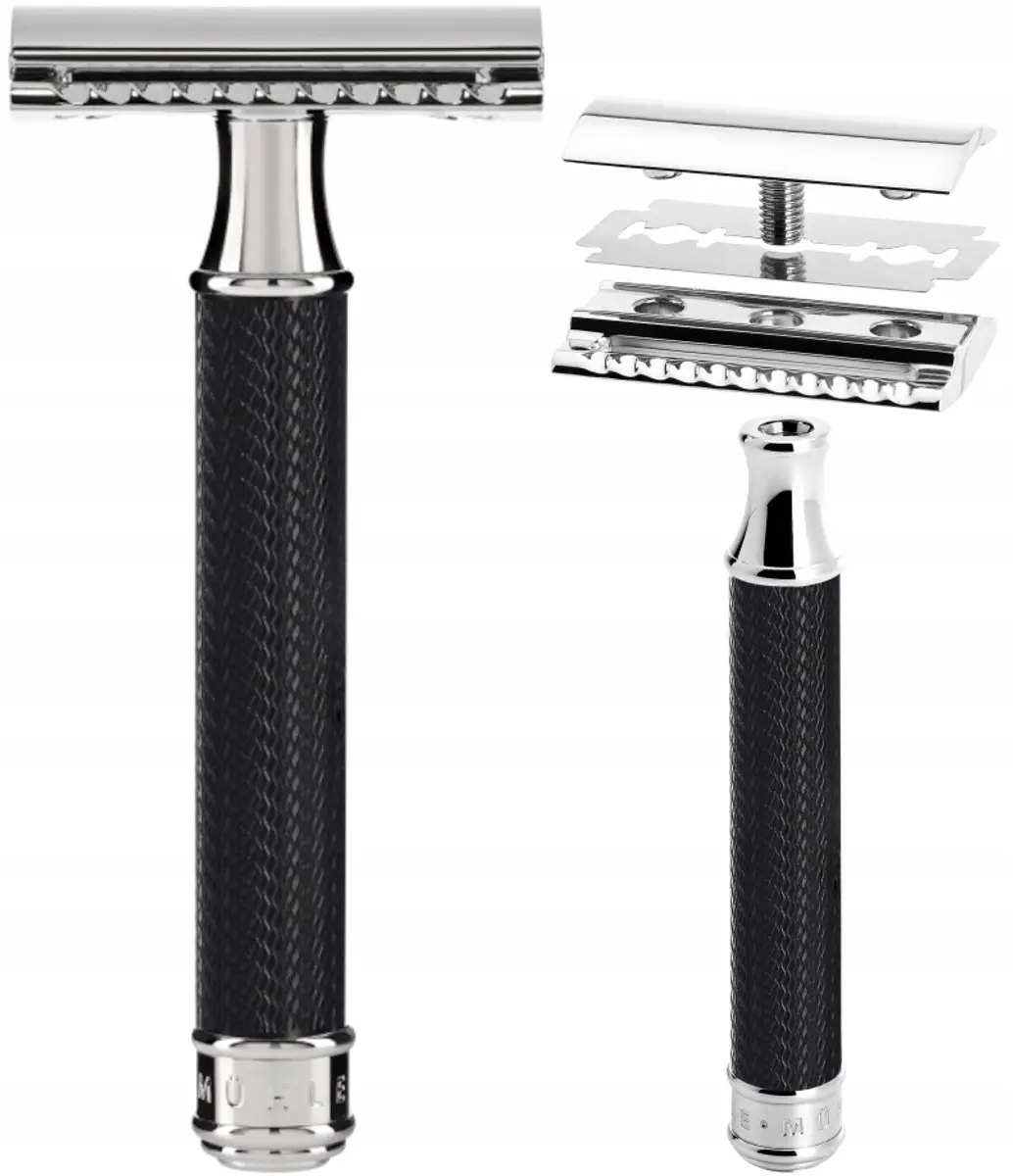 Mühle R89 Black Scheermeshouder - Zwart - afbeelding 3 van 6