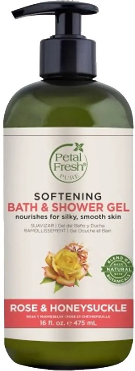 Petal Fresh Bad & Douchegel Roos & Kamperfoelie 475ml