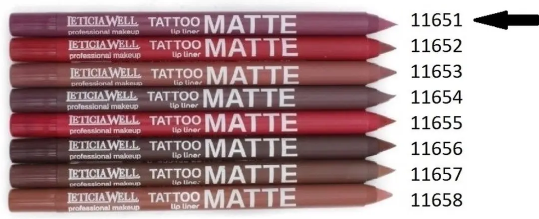 LETICIA WELL Matte Tattoo Lippotlood 11651 - Oudroze