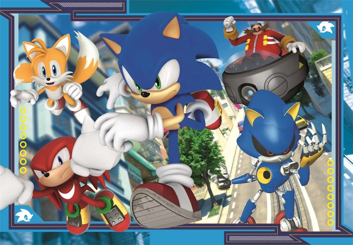 Clementoni Sonic the Hedgehog Kinderpuzzel 180 Stukjes - Multikleur - afbeelding 2 van 6