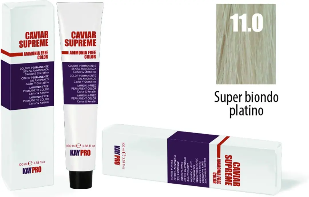 KayPro Caviar Supreme 11.0 Permanent Haarkleuring 100ml - Extra Licht Blond