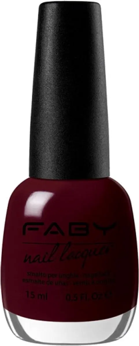 FABY Rouge Foncé Vegan Nagellak