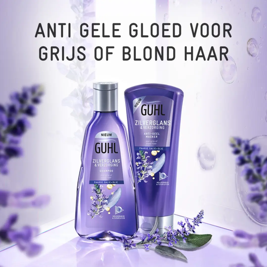 Guhl Zilverglans Shampoo & Haarmasker Pakket - 250ml + 200ml