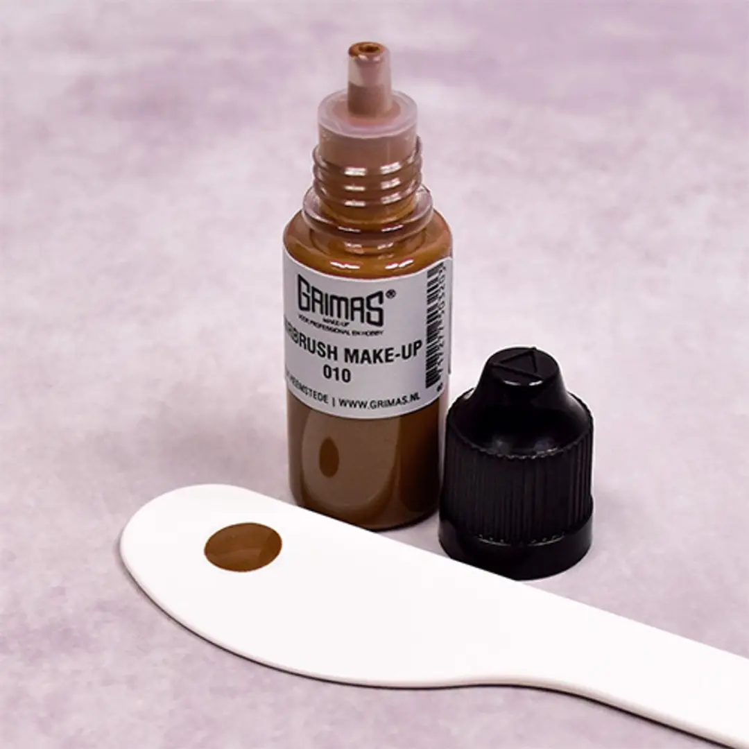 Grimas Airbrush Make-up 010 - 10ml - Donkere huidskleur
