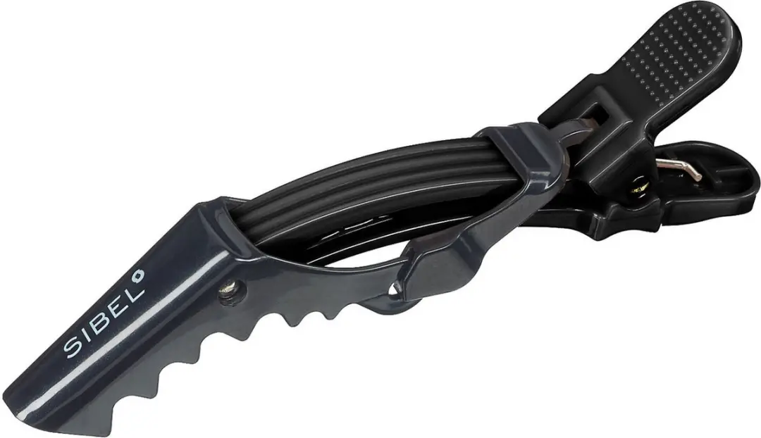 Sibel Strong Verdeelclips Zwart 6 Stuks - 9cm