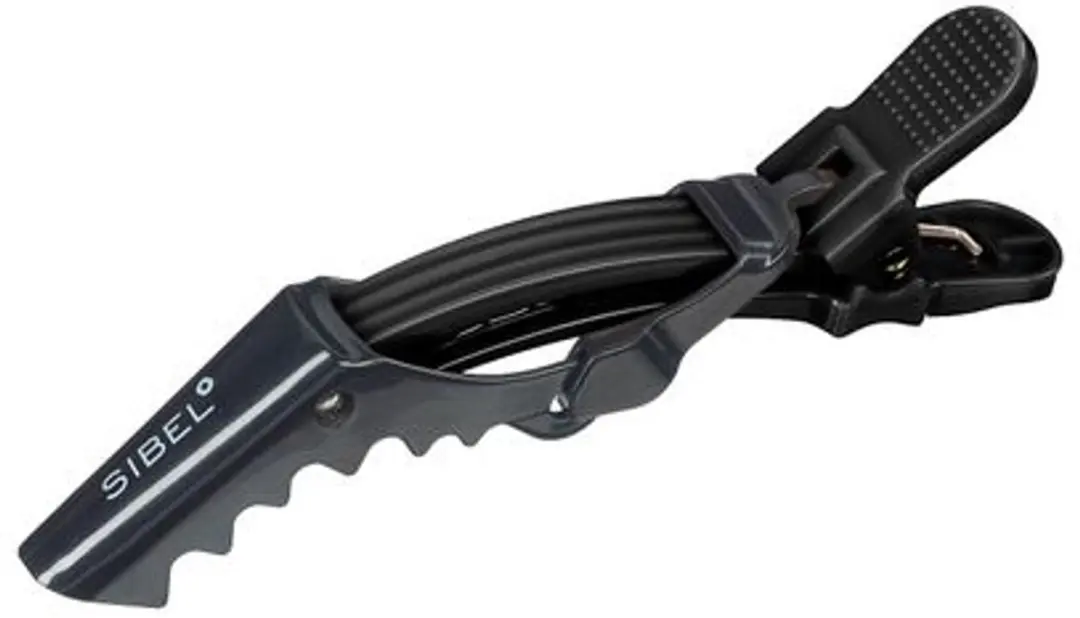 Sibel Strong Verdeelclips Zwart 6 Stuks - 9cm