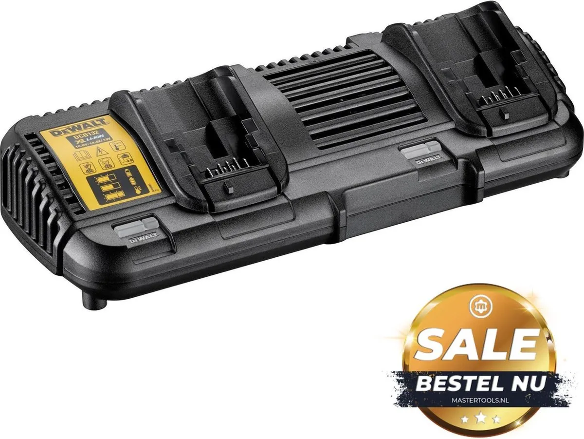 DeWalt DCB132-QW Duolader 10.8-54V - afbeelding 6 van 6