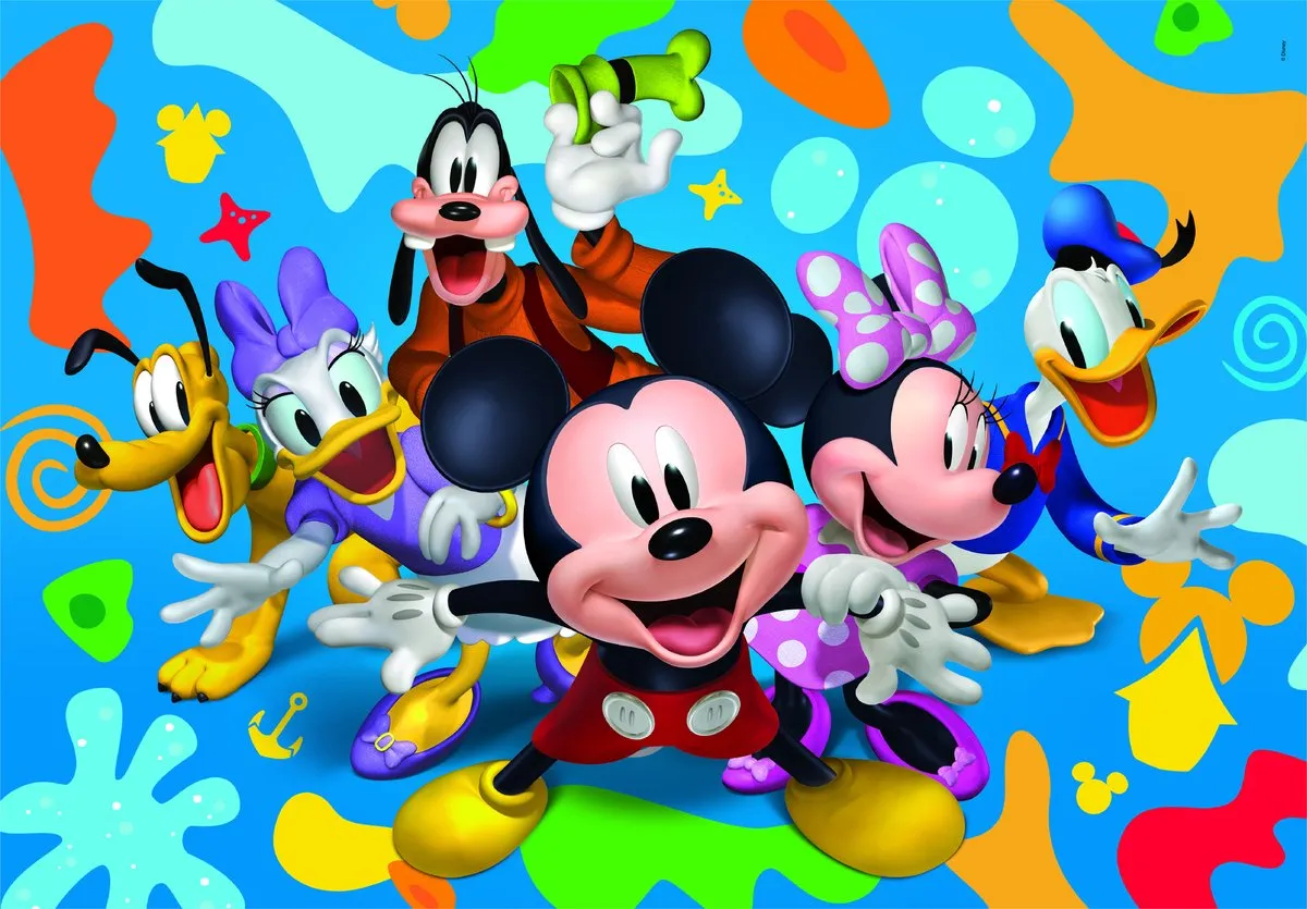 Clementoni Disney Mickey en Vrienden Puzzel 104 Stukjes - Multikleur - afbeelding 6 van 6