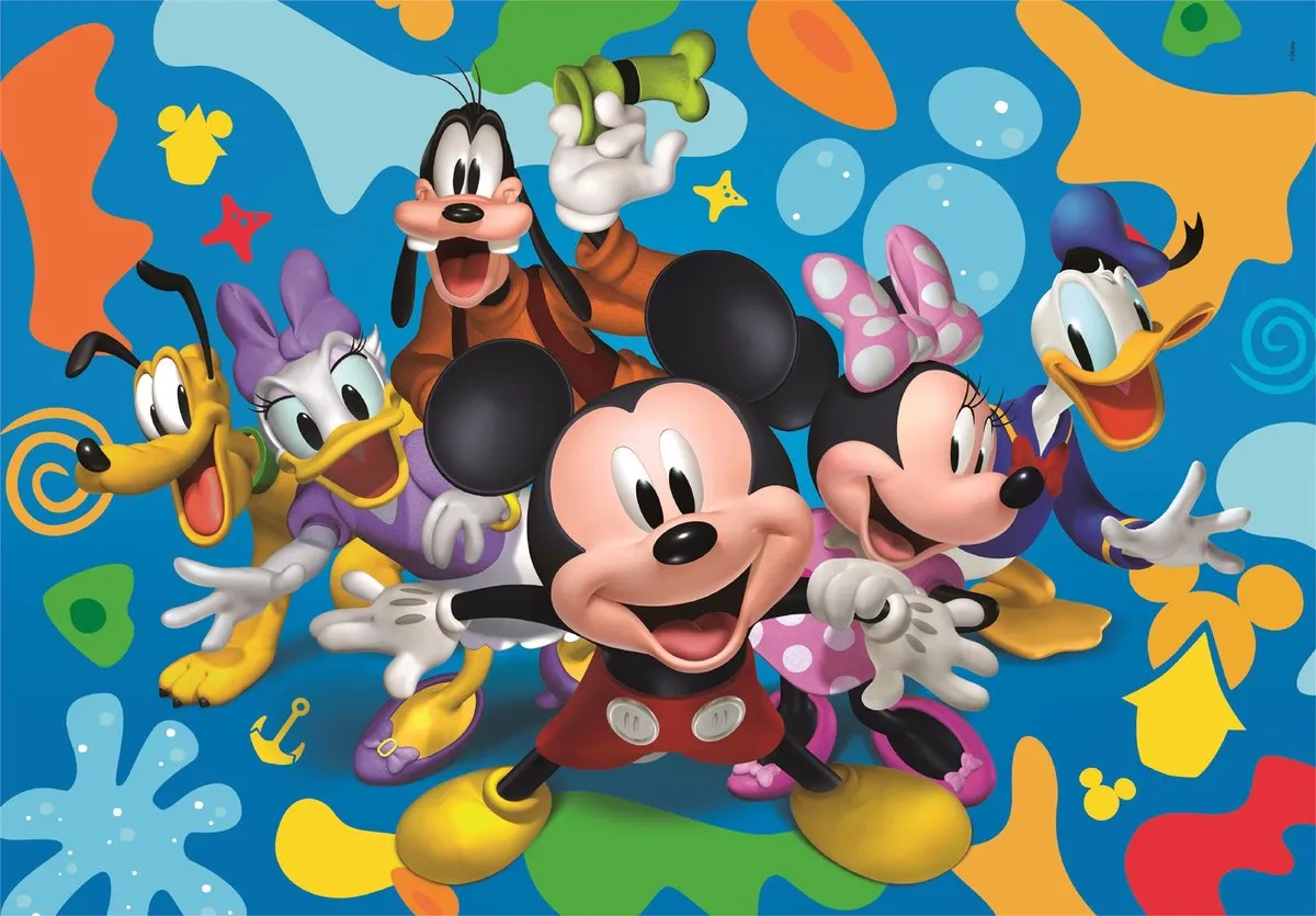 Clementoni Disney Mickey en Vrienden Puzzel 104 Stukjes - Multikleur