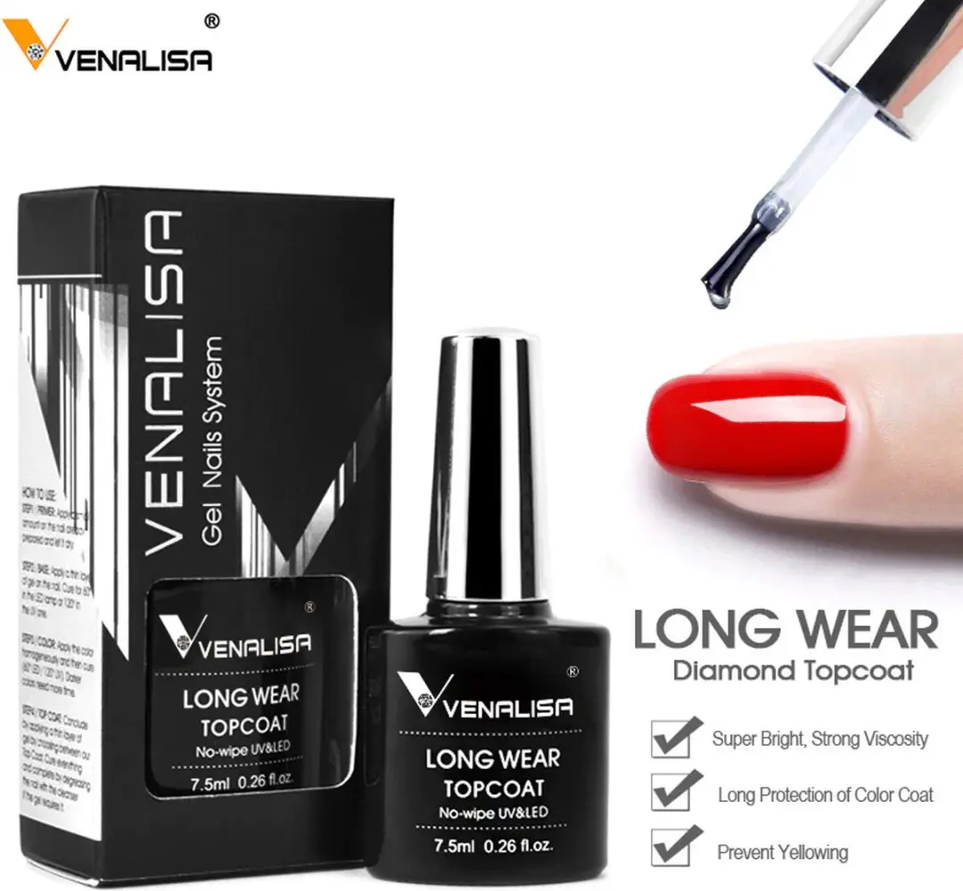 Venalisa UV Gellak Top Coat 7.5ml