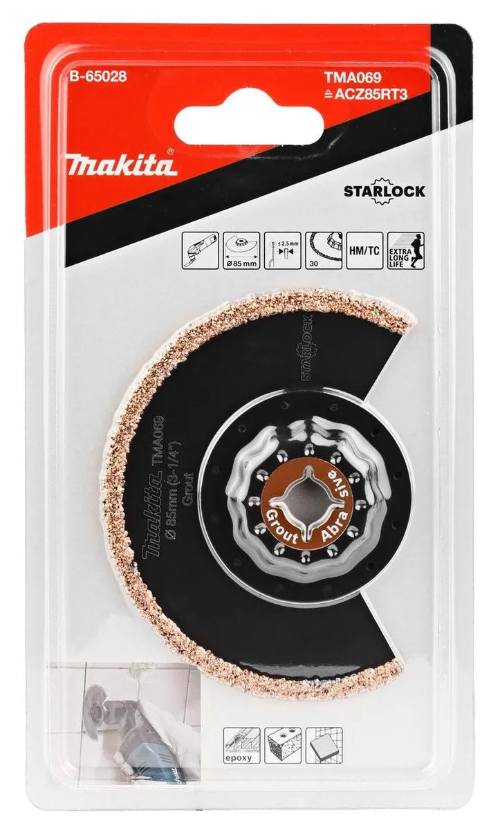 Makita TMA069 Segmentfrees HM 85mm - Oscillerend
