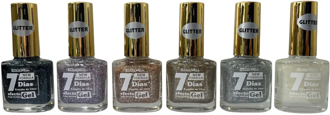 Leticia Well Glitter Nagellak Set