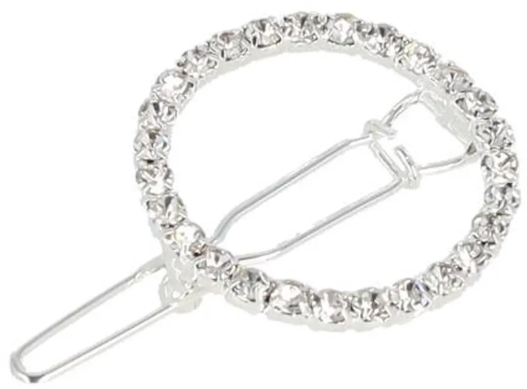 Haarsoires Haarspeld 2cm - Zilver Strass