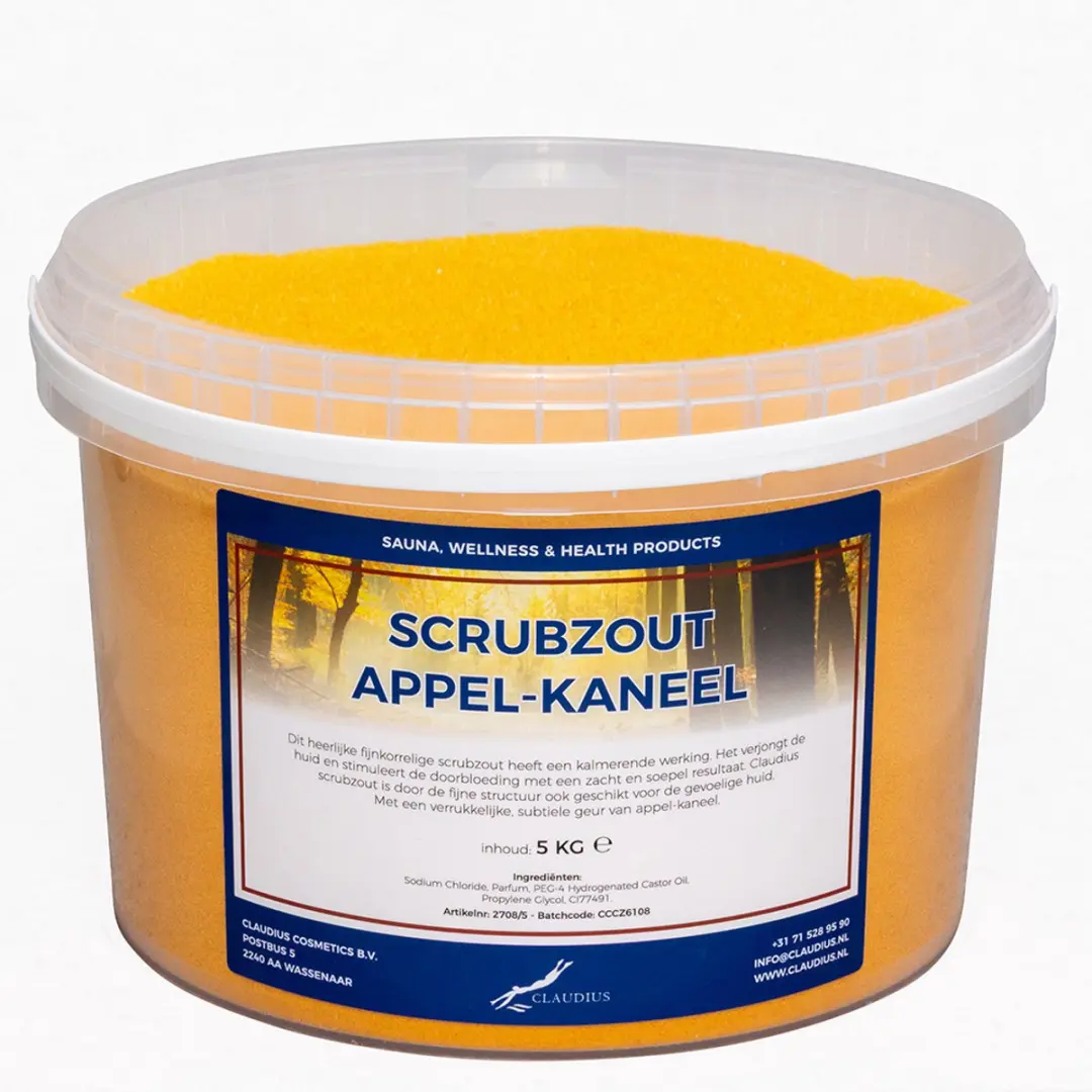 Splashbox Cosmetics Scrubzout Appel-Kaneel 5 kg