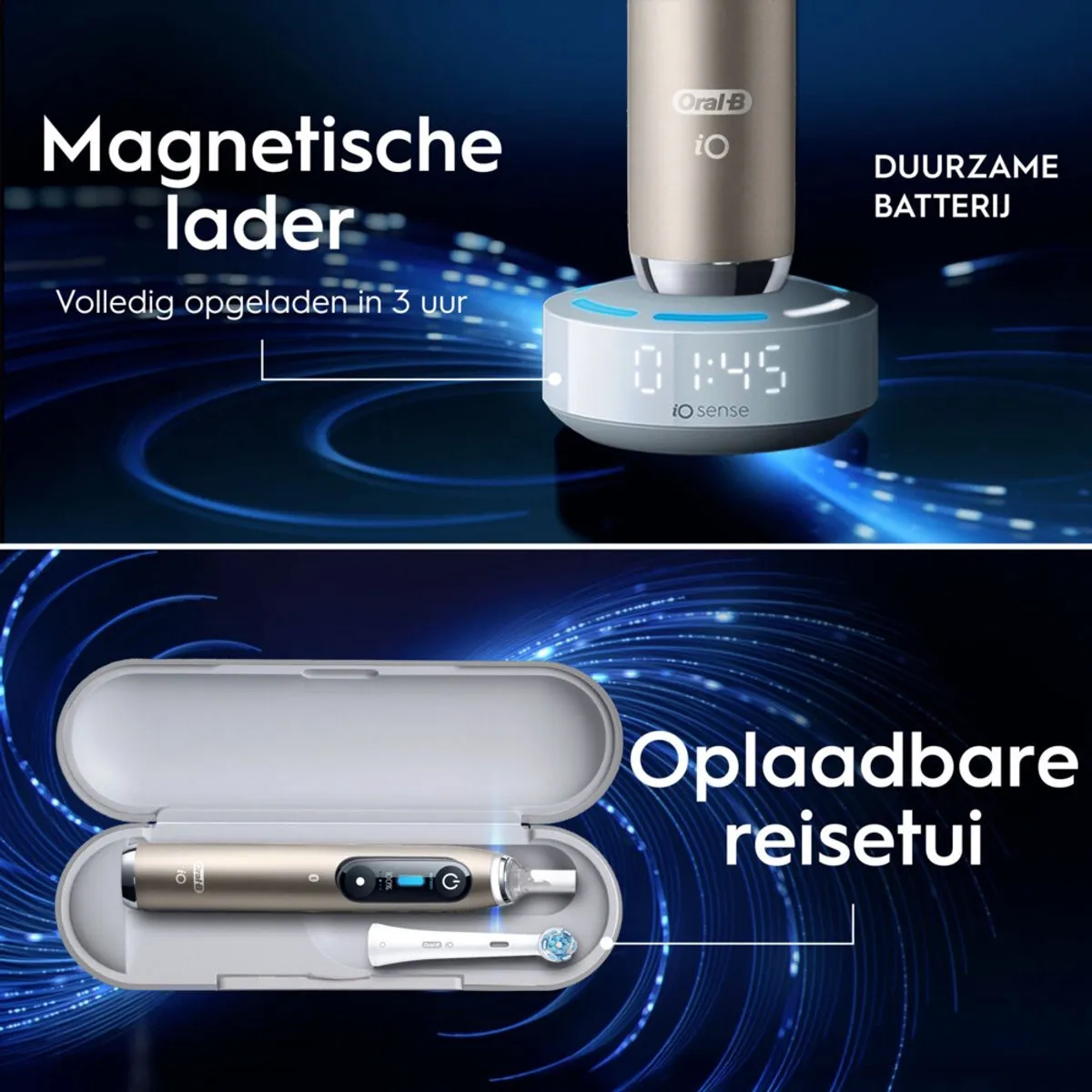 Oral-B iO 10 Elektrische Tandenborstel - Goud