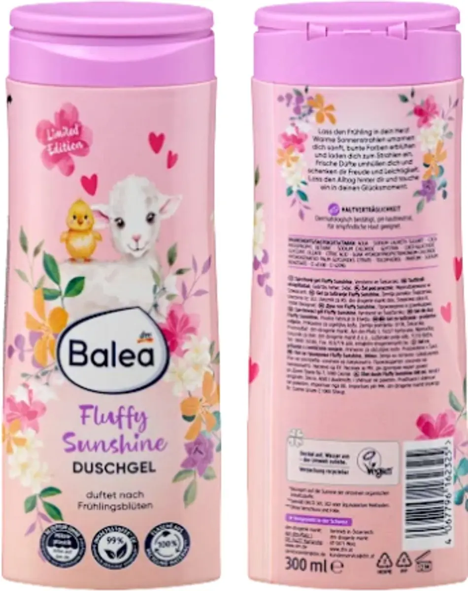 Balea Douchegel Fluffy Sunshine 300ml