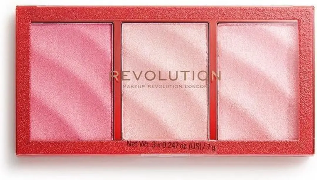 Makeup Revolution Precious Stone Highlighter Palette Ruby Crush - 21g