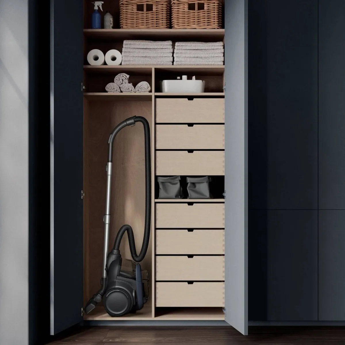 AEG AL61C4DB Cilinderstofzuiger 550W - 1,6L - Blauw